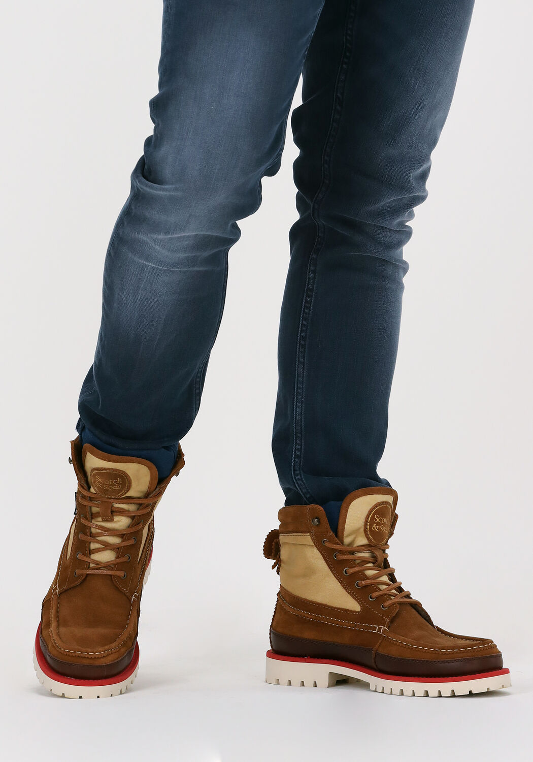 Cognac SCOTCH & SODA Veterboots AVION - large