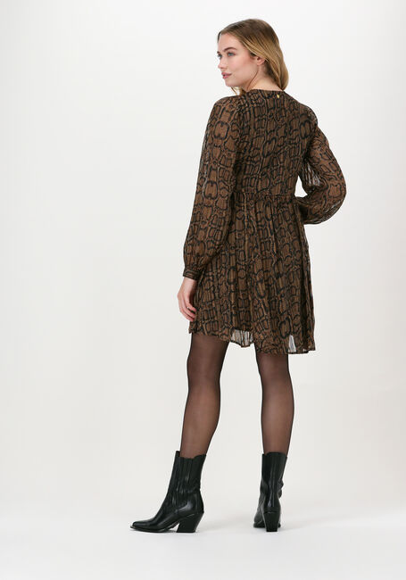 Bruine FREEBIRD Mini jurk EZRA DRESS - large