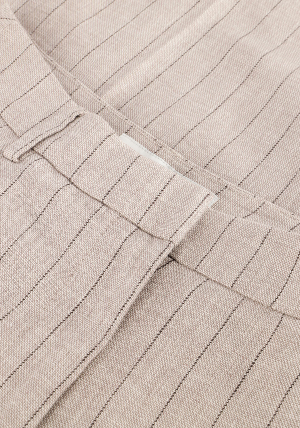 Beige SELECTED WOMEN Pantalon SLFVILKA SUN HW EXTRA WIDE PANT - large