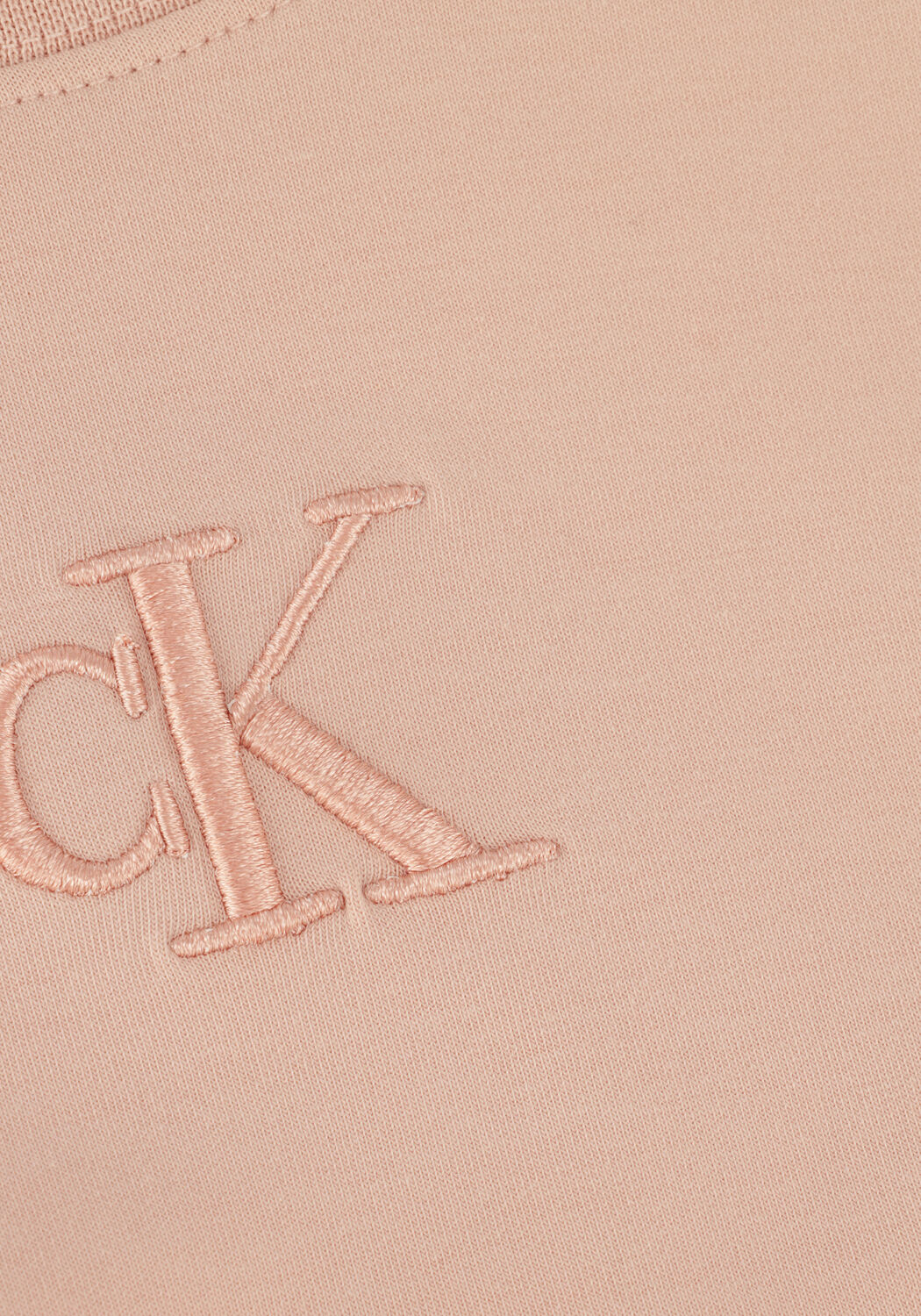 Roze CALVIN KLEIN Sweater CK EMBROIDERY CN SWEATSHIRT - large