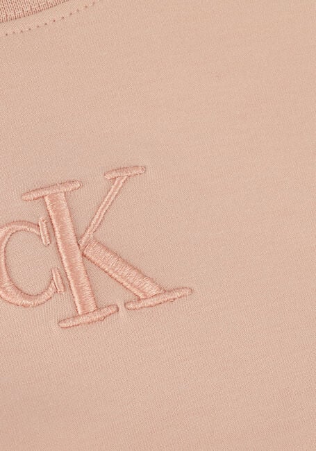 Roze CALVIN KLEIN Sweater CK EMBROIDERY CN SWEATSHIRT - large