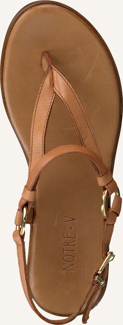 Cognac NOTRE-V Platte sandalen 443020 Cognac NOTRE-V Platte sandalen 443020 - large