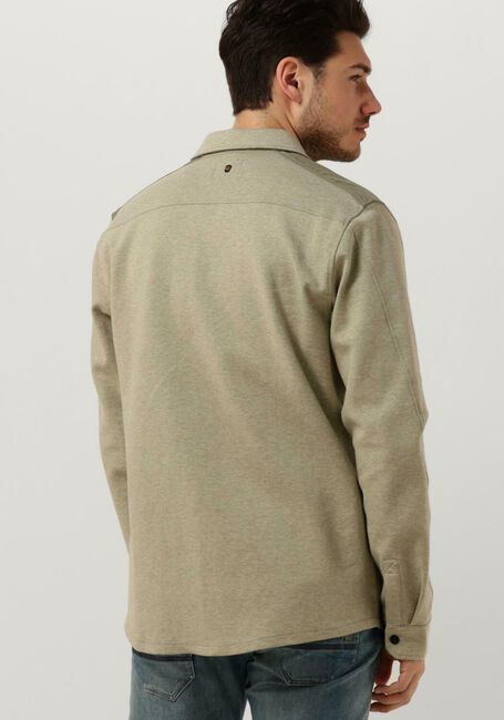 Olijf PME LEGEND Overshirt LONG SLEEVE SHIRT SPACER SWEAT OVERSHIRT - large