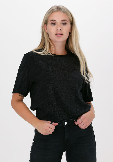 Zwarte SCOTCH & SODA T-shirt LOOSE FIT T-SHIRT 163780 - large