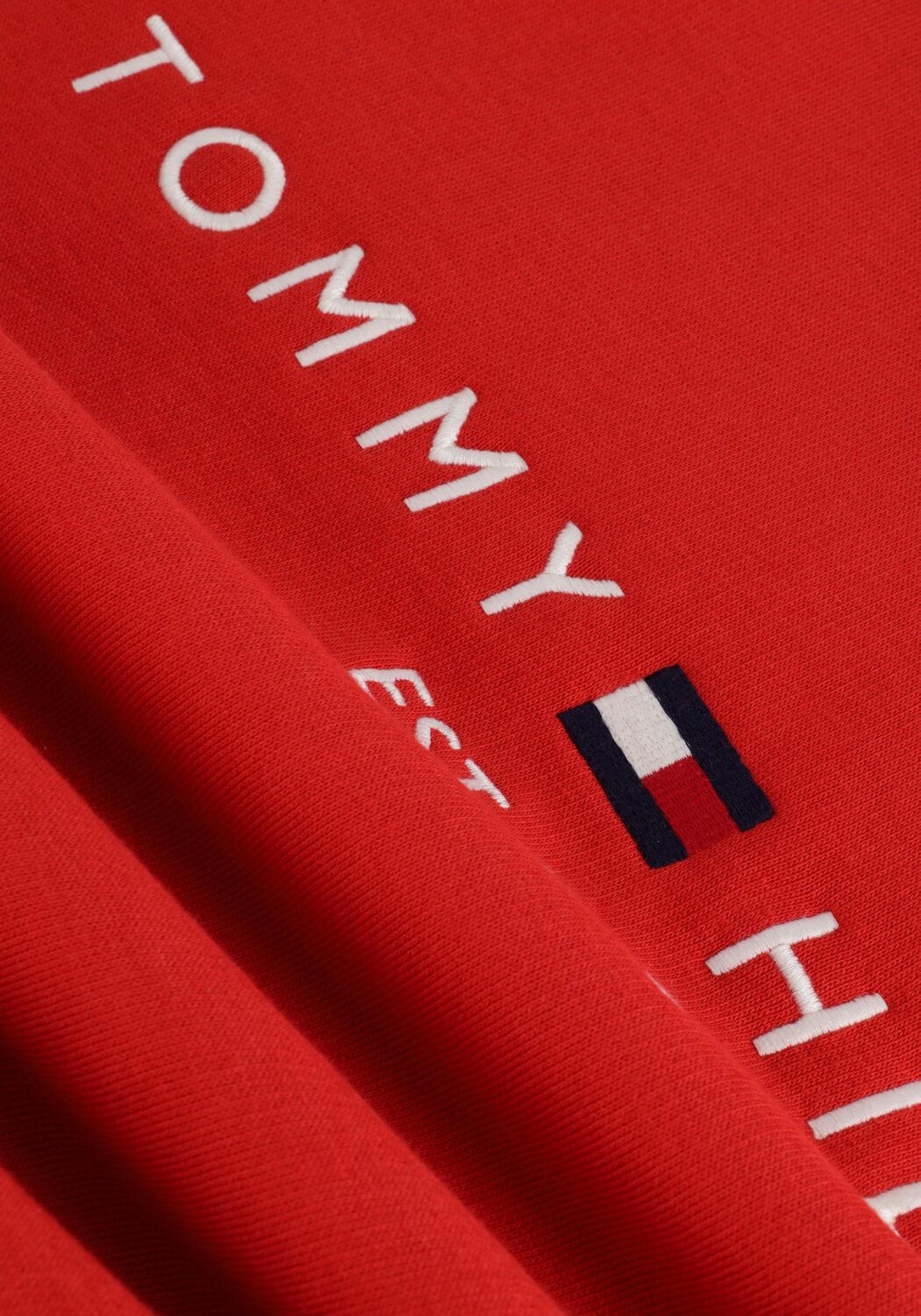 Rode TOMMY HILFIGER Sweater TOMMY LOGO HOODY - large