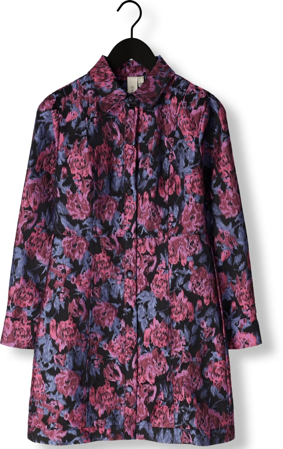 Y.A.S. Dames Jurken Yassulena Ls Shirt Dress Blauw
