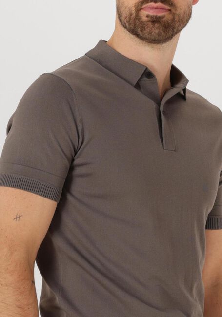Grijze GENTI Polo POLO BUTTON SS K2046-1260 - large