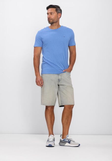 Blauwe TOMMY JEANS T-shirt TJM XSLIM JASPE HTR TEE EXT - large