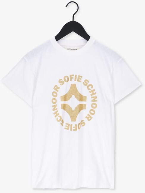 Witte SOFIE SCHNOOR T-shirt SAGE - large