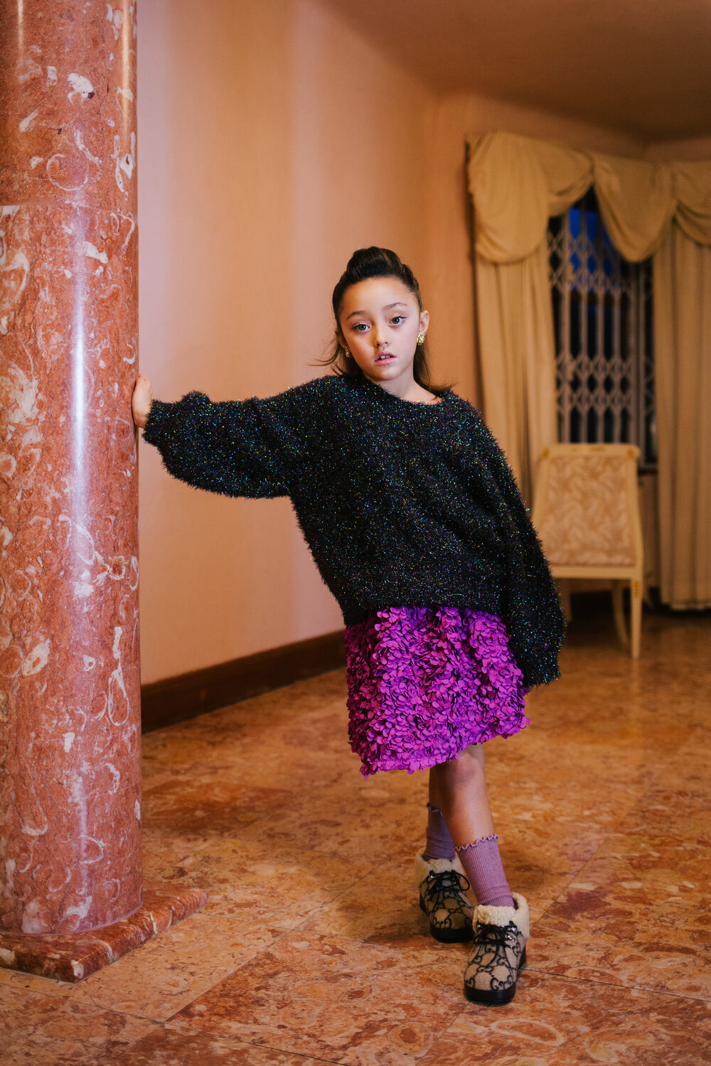 DAILY BRAT Meisjes Truien & Vesten Shimmer Sweater Multi