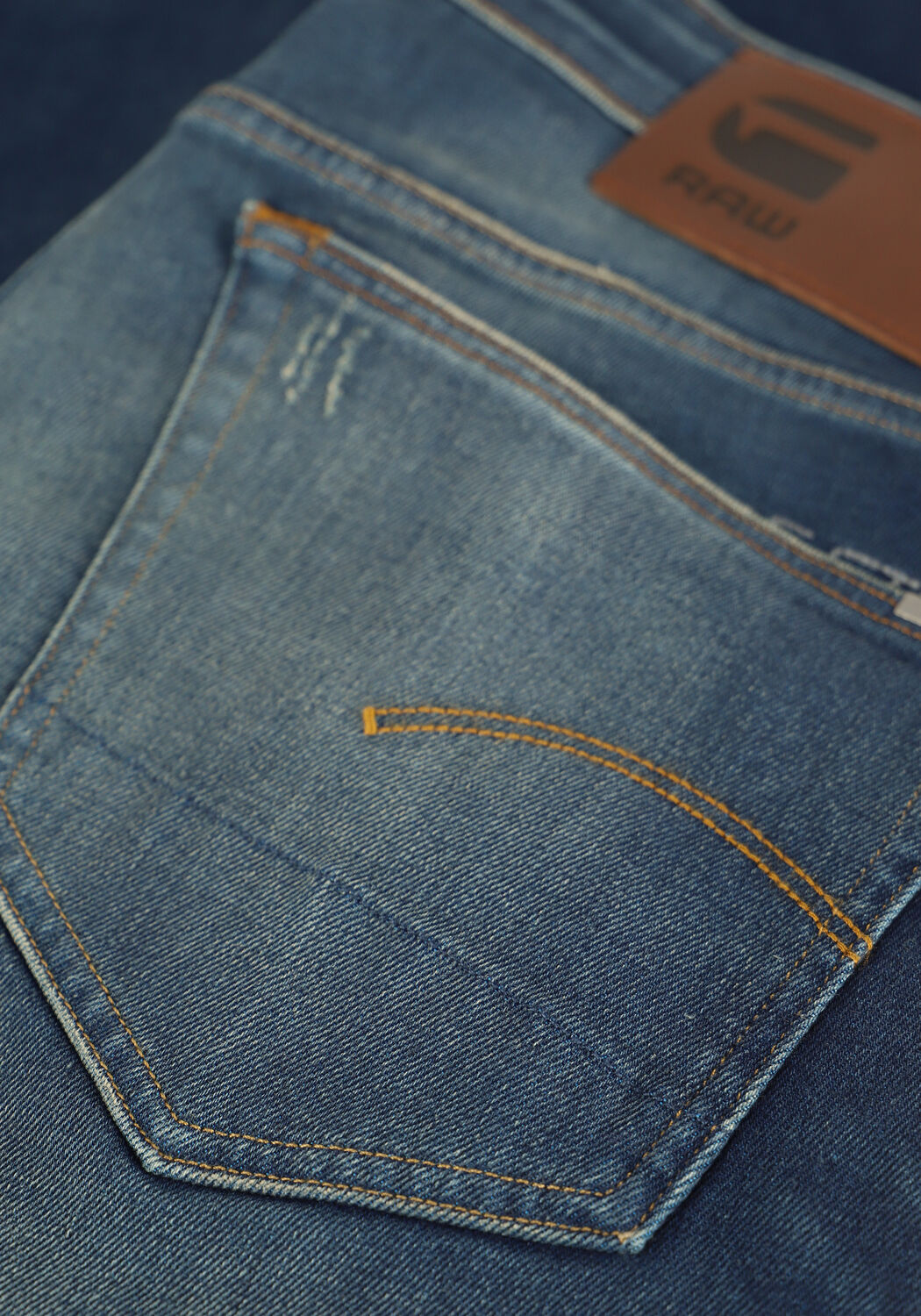 Blauwe G-STAR RAW Slim fit jeans 3301 SLIM - large