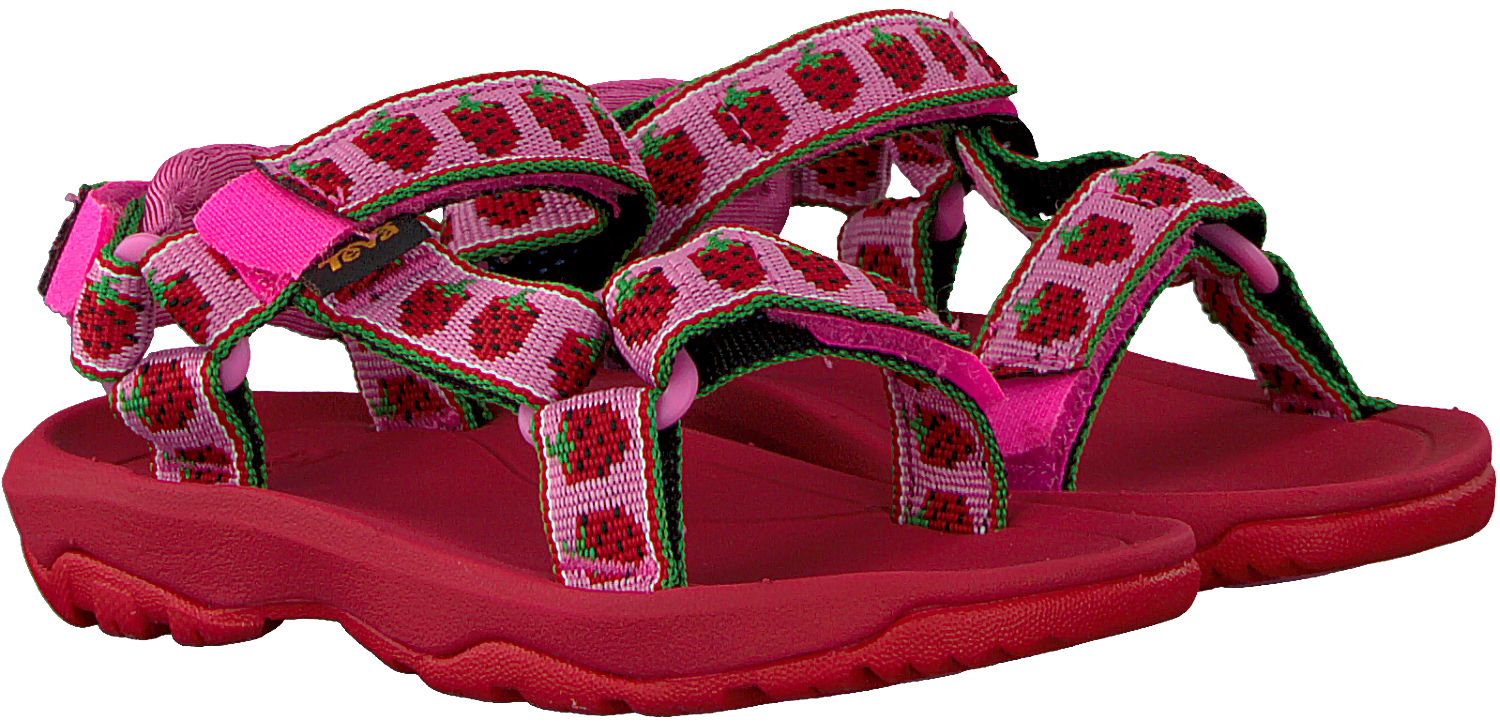 Teva t Hurricane 2 sandalen meisjes roze aardbei – Wandelstunter