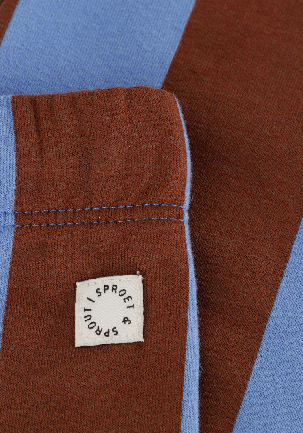 Bruine Sproet & Sprout Legging LEGGING BLOCK STRIPE BROWN - large