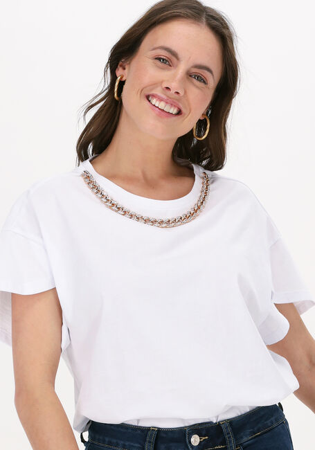 Witte LIU JO T-shirt T-SHIRT MODA M/C - large