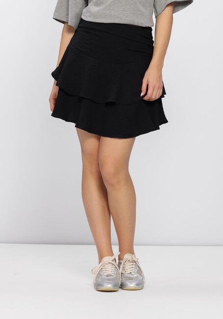 Zwarte NEO NOIR Rokken MITRA FRILL STRUCTURE SKIRT - large
