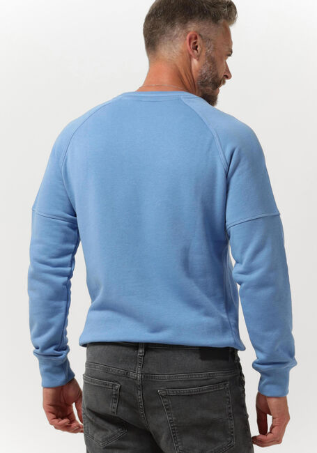 Blauwe CAST IRON Sweater R-NECK COTTON BLEND - large