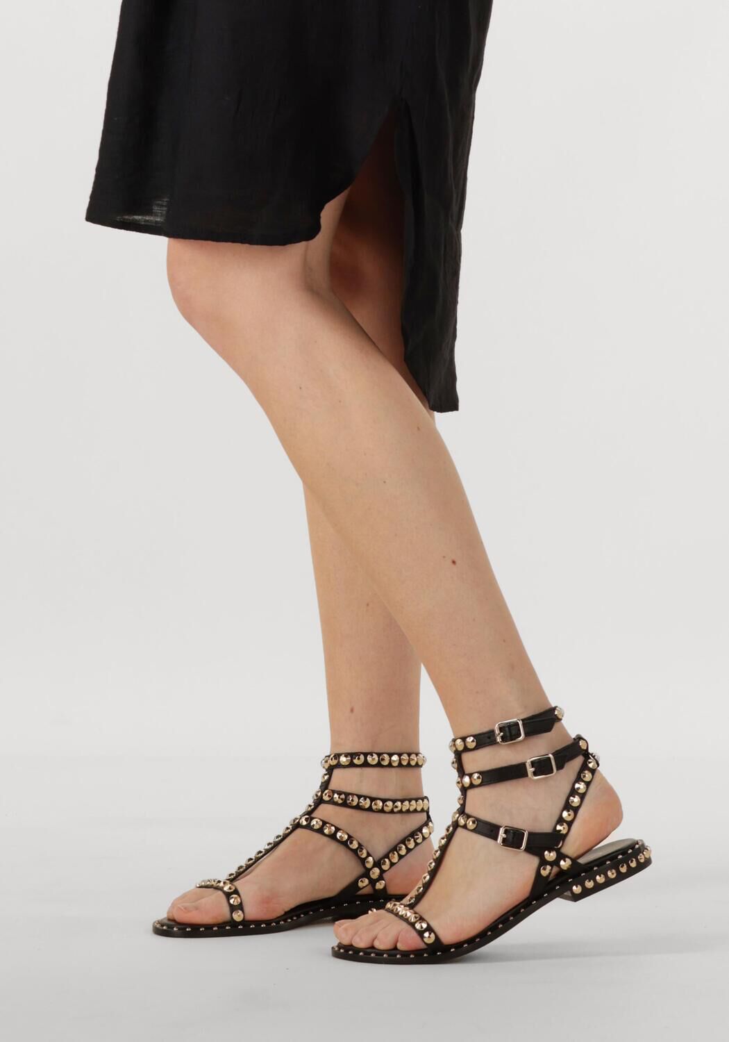 Zwarte ASH Platte sandalen PLAY - large