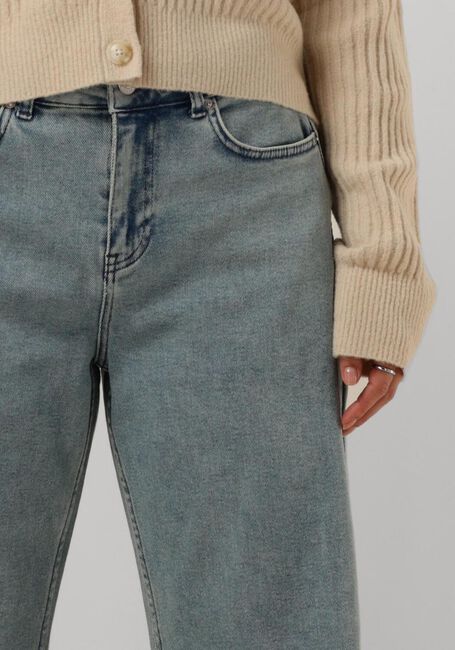 Blauwe COLOURFUL REBEL Straight leg jeans GAIAS HIGH RISE WIDE LEG DENIM PANTS - large