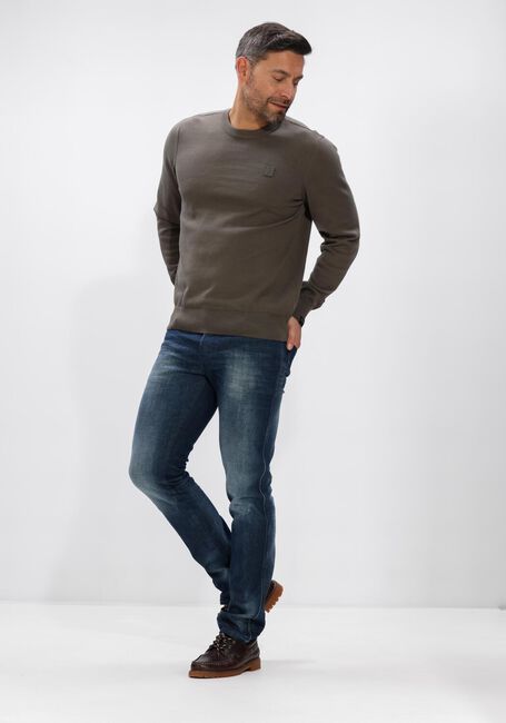 Olijf BUTCHER OF BLUE Trui CLIFDEN CO CREW - large