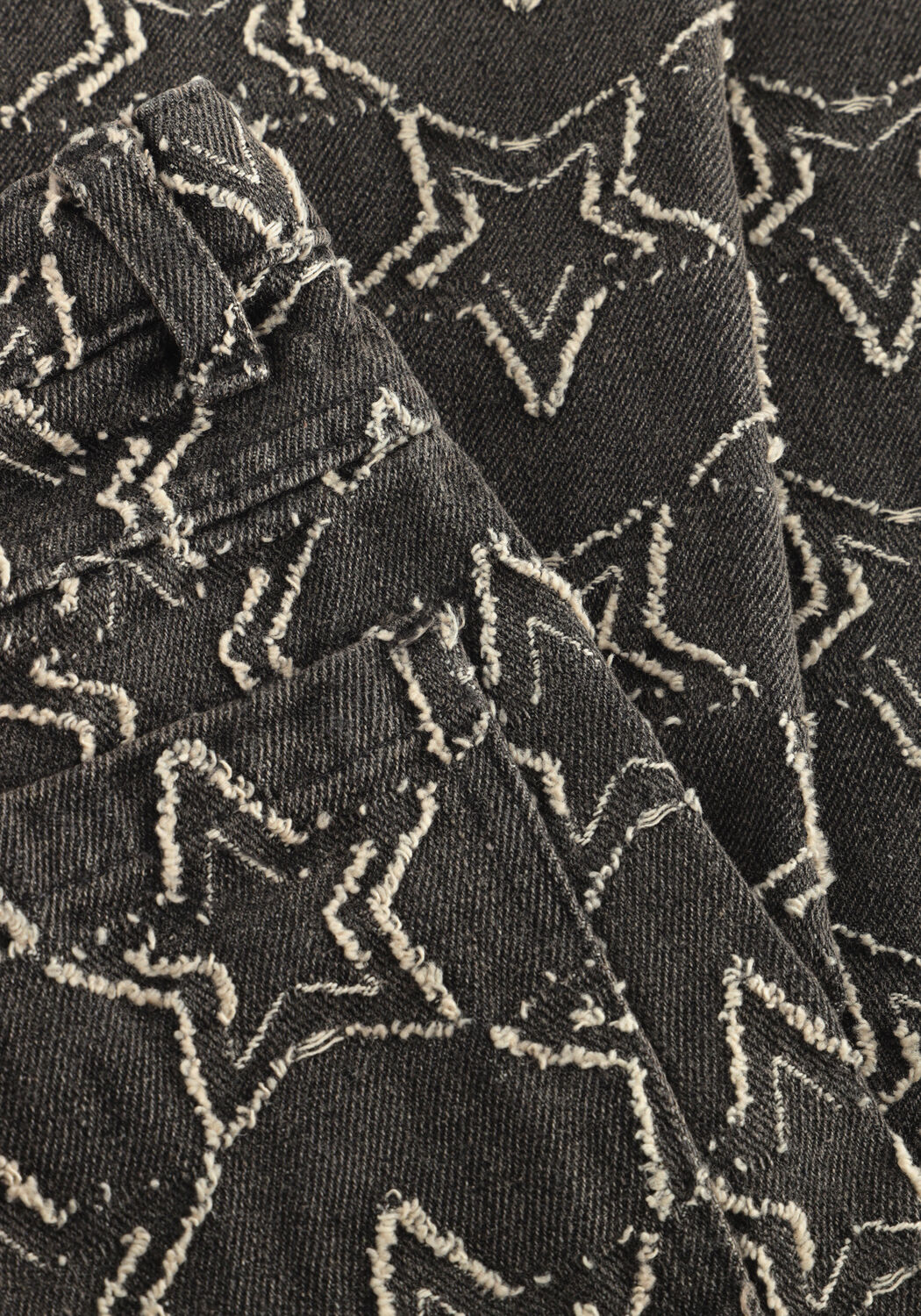 Antraciet CALL ME FRANKIE Straight leg jeans STARZZ PANTS - large