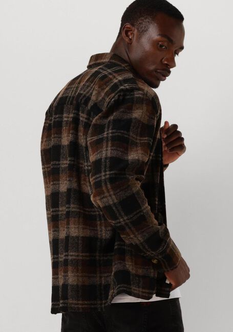 Bruine FORÉT Overshirt IVY WOOL OVERSHIRT - large