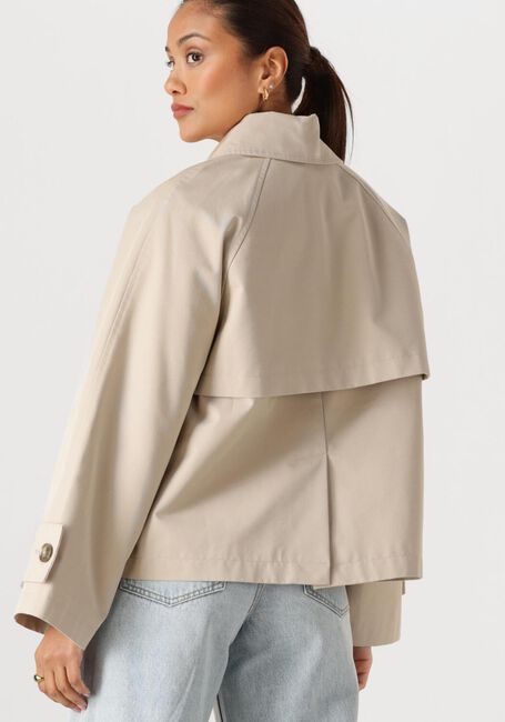 Beige WITHBLACK Jack WBLJIMBERLY SHORT TRENCH COAT - large