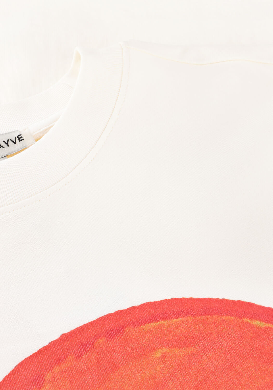 Ecru HARPER & YVE T-shirt CLUBCORAZON-SS - large