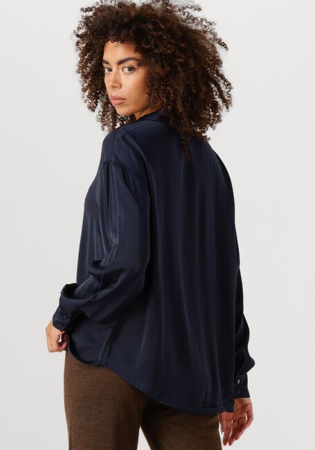 Donkerblauwe MSCH COPENHAGEN Blouses MSCHSANDELINE MALUCA SHIRT - large