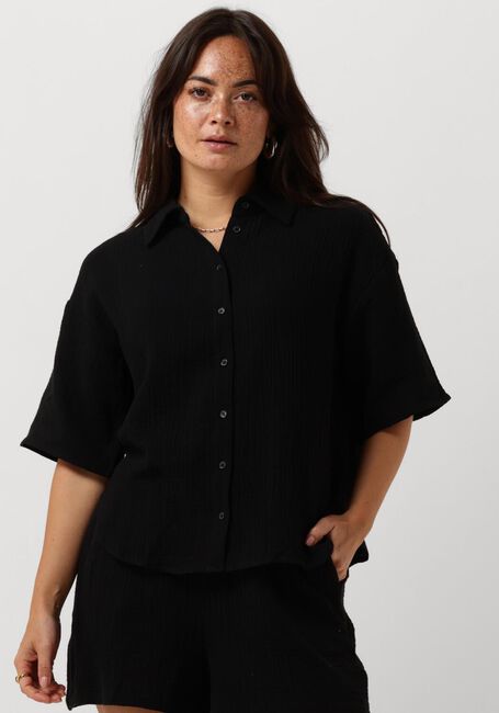 Zwarte OBJECT Blouses OBJCARINA 2/4 SHIRT REP - large