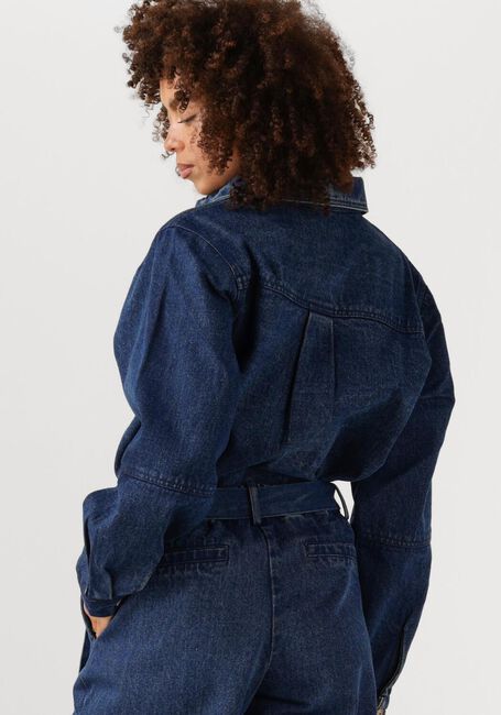 Donkerblauwe MODSTRÖM Blouses POSSYMD SHIRT - large