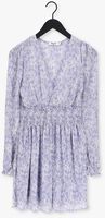 Lichtblauwe NA-KD Mini jurk STRUCTUREED SMOCK WAIST DRESS