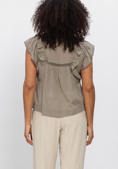 Groene NEO NOIR Tops & T-shirts JAYLA S VOILE TOP - large