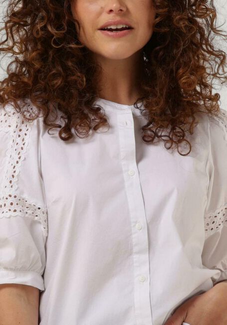 Witte MSCH COPENHAGEN Blouses MSCHMARIBEL CENILLA 2/4 SHIRT - large