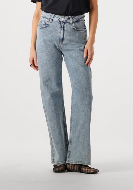 Blauwe COLOURFUL REBEL Straight leg jeans GAIAS HIGH RISE WIDE LEG DENIM PANTS - large