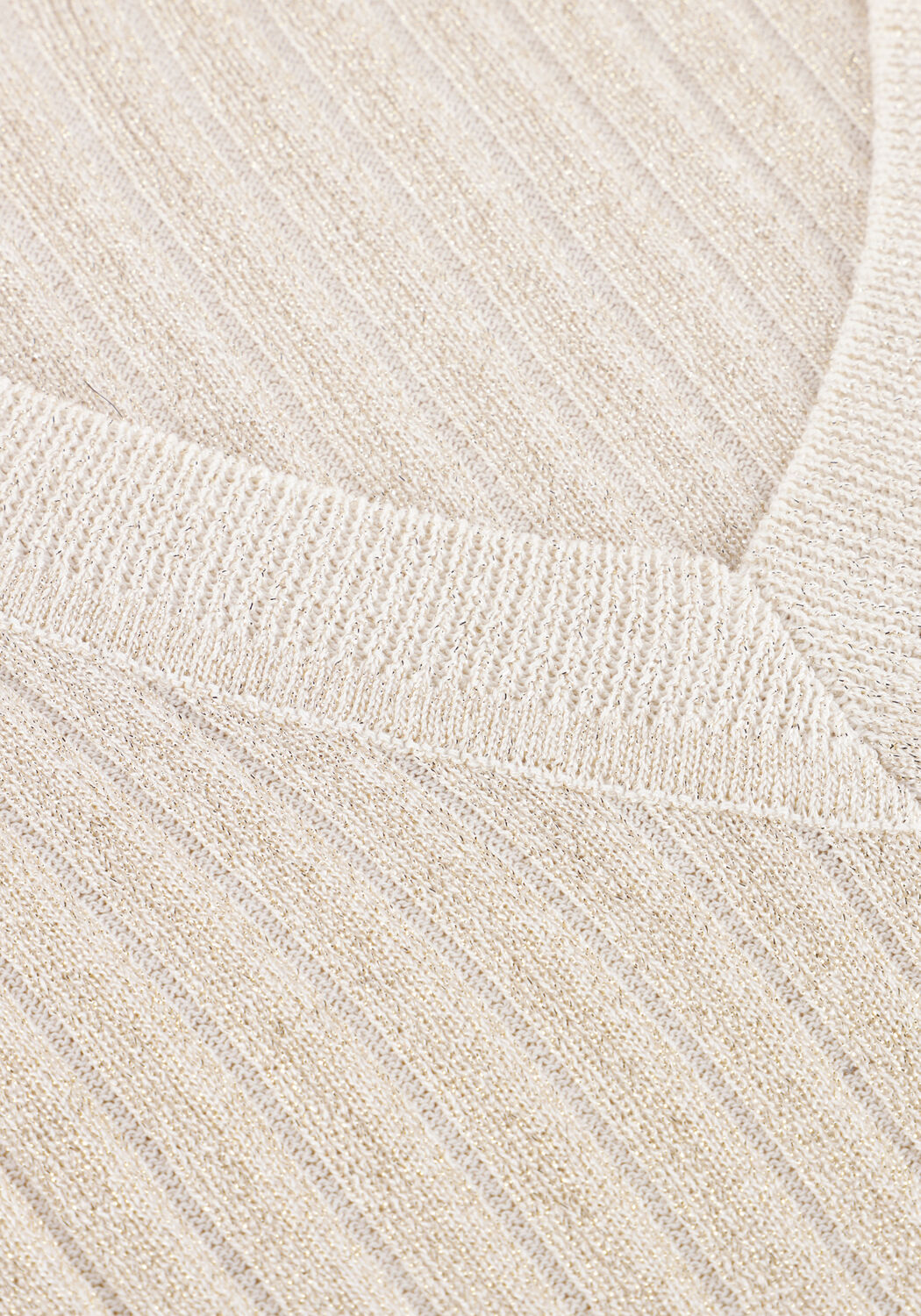 Creme NUKUS Top RAYA TOP LUREX - large