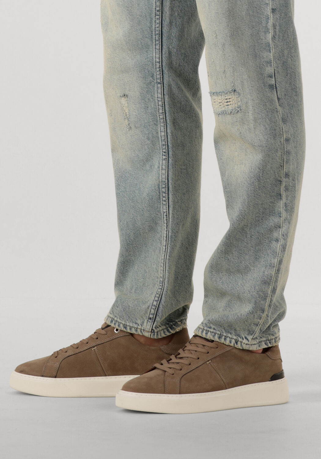 Taupe STEFANO LAURAN Lage sneakers STAR 006 - large