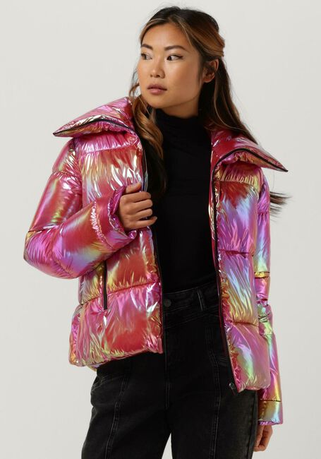 Roze CANADIAN Gewatteerde jas RECLYLED SHINY GLOW - large