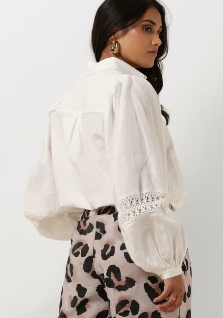 Gebroken wit NUKUS Blouses LETTIE BLOUSE EMBROIDERY - large