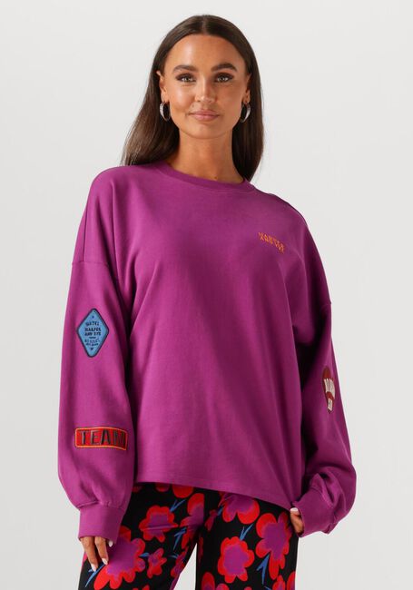 Paarse HARPER & YVE Sweater PATCH-SW - large