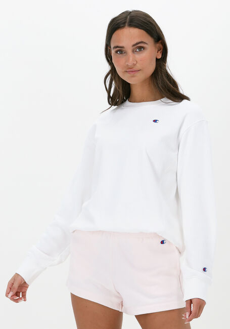 Witte CHAMPION Trui CREWNECK SWEATSHIRT 1 - large