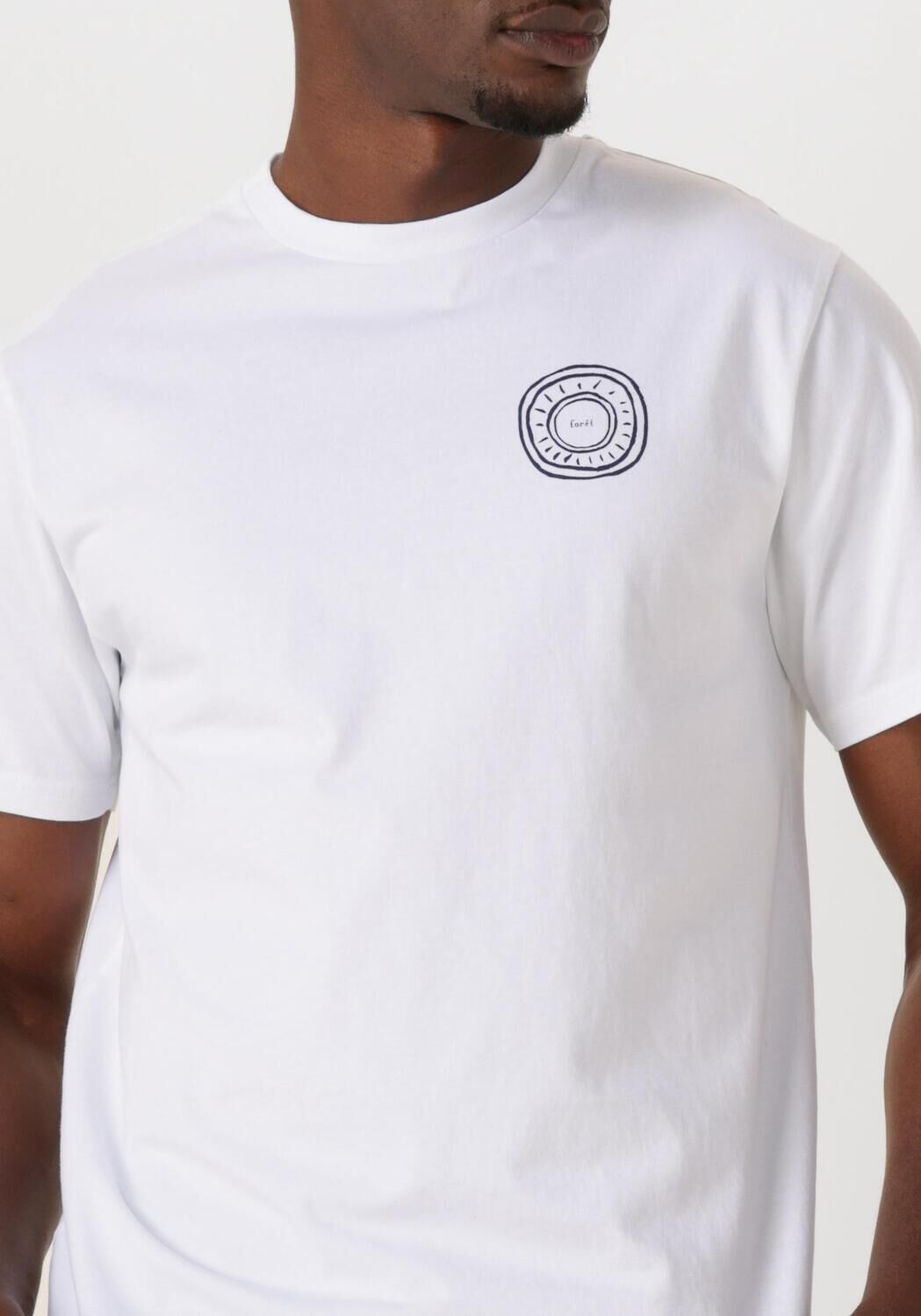 FORÉT Forét Heren Polo's & T-shirts Nova T-shirt Wit