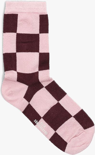 Roze BECKSONDERGAARD Sokken PETULA CHECK SOCK - large