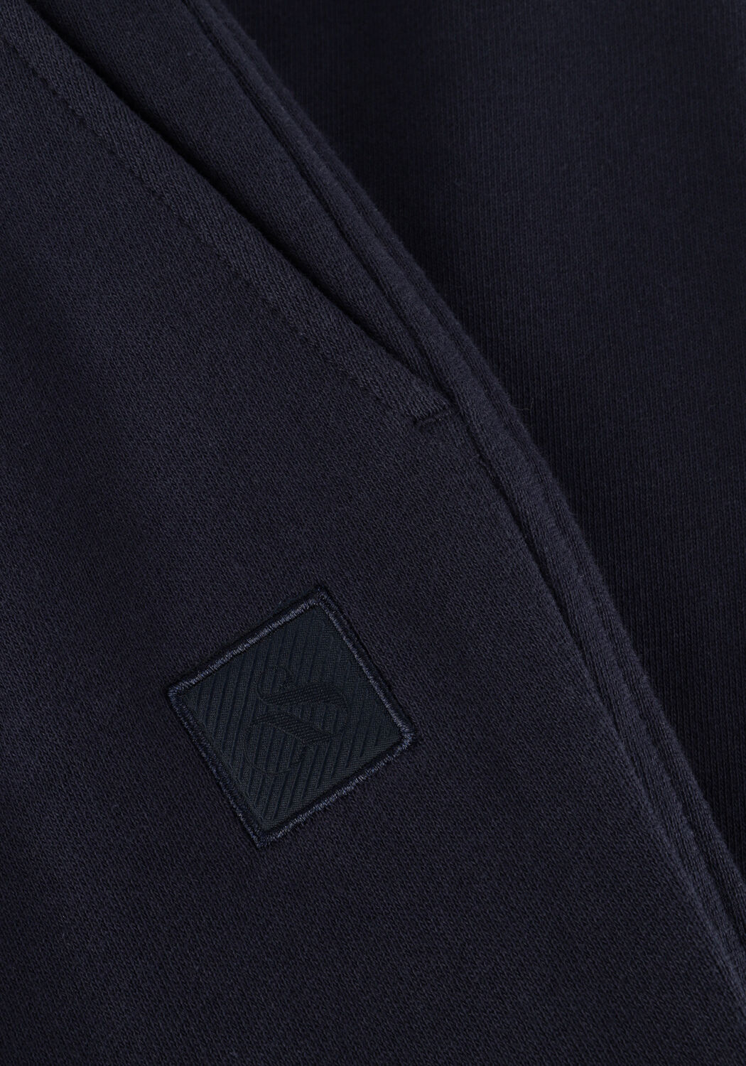 Donkerblauwe SCOTCH & SODA Joggingbroek LOGO SWEATPANT - large