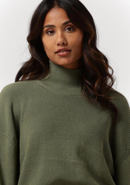 Olijf MSCH COPENHAGEN Coltrui MAGNEA RACHELLE RIB PULLOVER - large