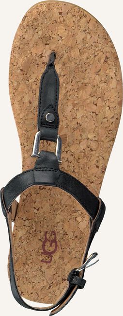 Zwarte UGG Platte sandalen ALEIGH Zwarte UGG Platte sandalen ALEIGH - large