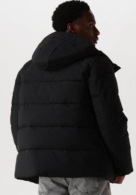 Zwarte WOODBIRD Gewatteerde jas WBJOSEPH TECH JACKET - large