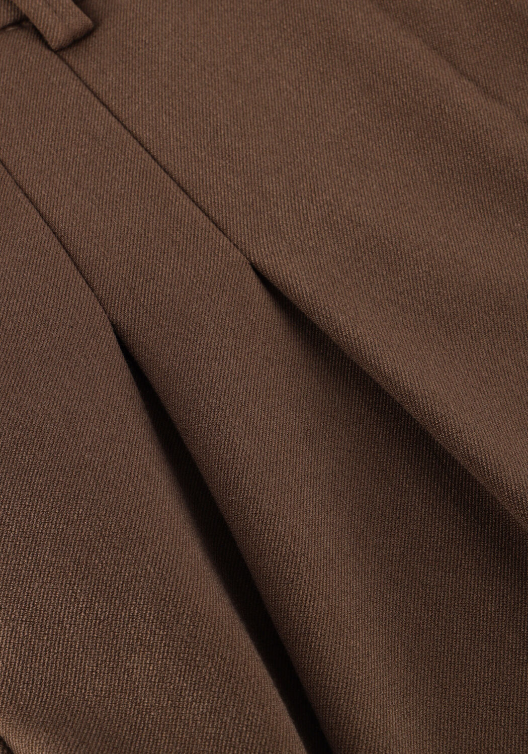 Bruine MSCH COPENHAGEN Wijde broek MSCHHENRIKA HW PANTS - large