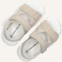 Beige CALVIN KLEIN Platte sandalen 83022 Beige CALVIN KLEIN Platte sandalen 83022 - medium