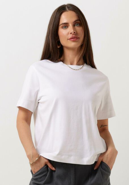 Witte SELECTED FEMME T-shirt SLFESSENTIAL SS BOXY TEE - large