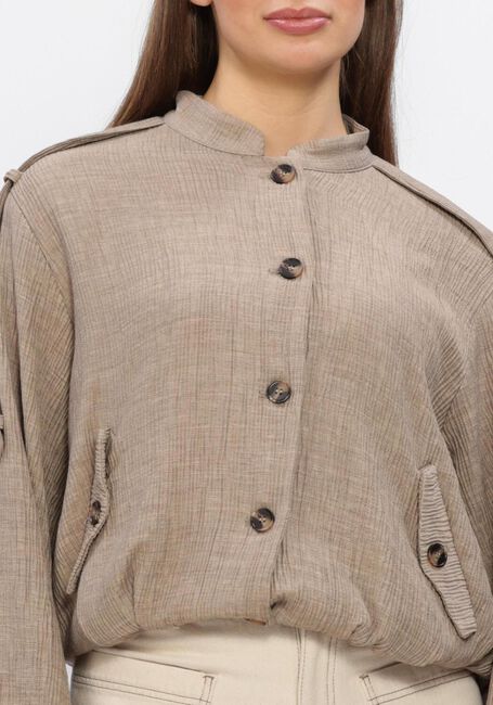 Taupe Y.A.S. Jack YASRINA LS JACKET - large